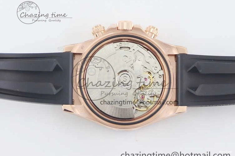 MiroTime 0209 WrinkleFree Daytona 116515 RG TWF 1:1 Best Edition 904L Steel RG Black Dial on Oysterflex Strap A 2417